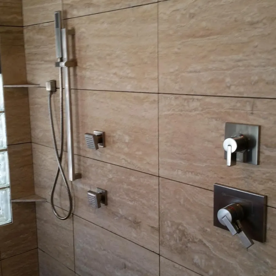 Shower fixture installation for Water Heater Replacement in Austintown
